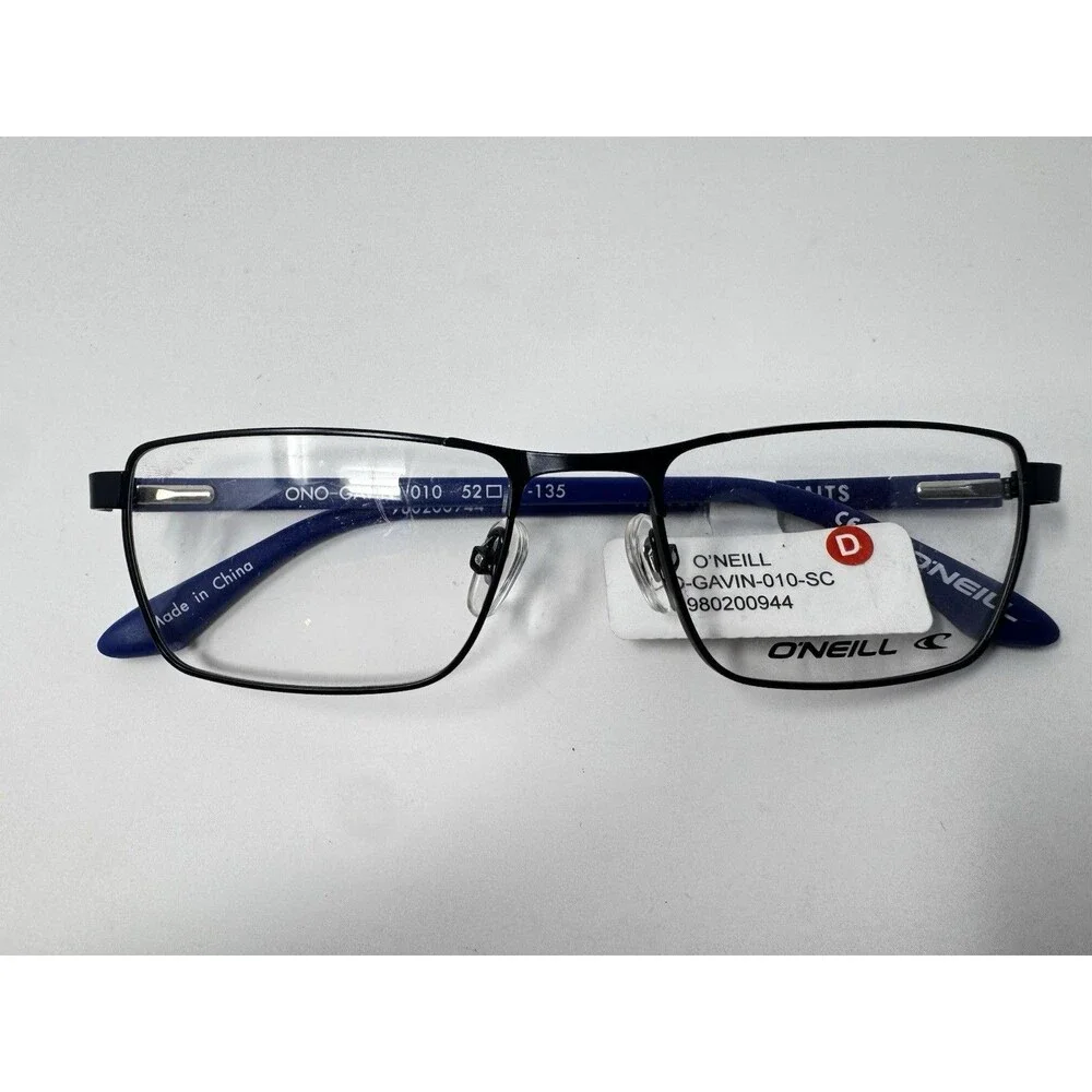 O’Neill ONO-Gavin 010 Black Blue Eyeglass Frames New Old Stock 52-17-135